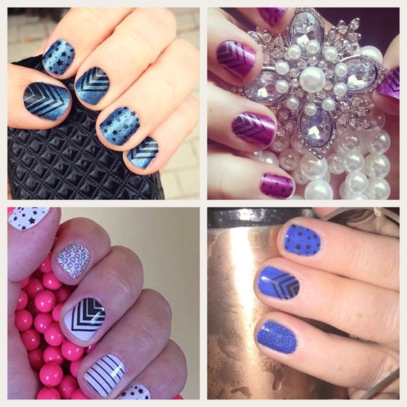 Jamberry nail wrap celeb status black clear - Picture 2 of 8